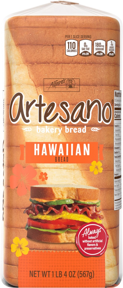 slide 2 of 14, Alfaros Alfaro's Artesano Hawaiian Bread, 20 oz, 20 oz
