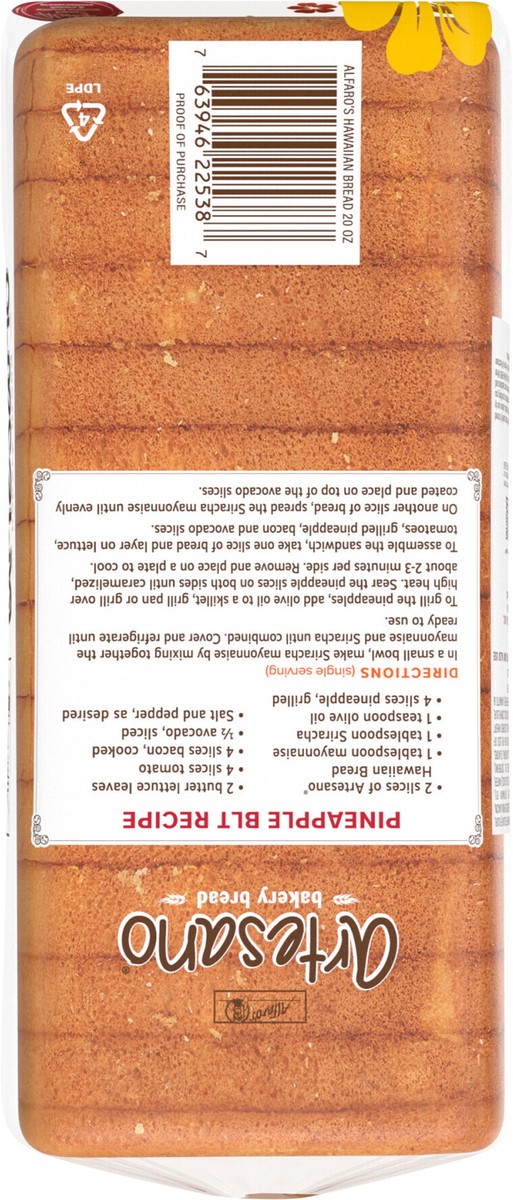 slide 5 of 14, Alfaros Alfaro's Artesano Hawaiian Bread, 20 oz, 20 oz