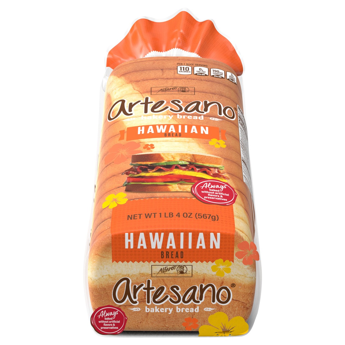 slide 1 of 14, Alfaros Alfaro's Artesano Hawaiian Bread, 20 oz, 20 oz