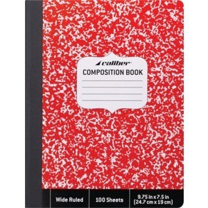 slide 1 of 1, CVS Health Caliber Composition Notebook Wide Ruled, 1 ct