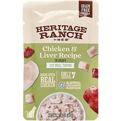 Heritage Ranch by H E B Grain Free Chicken Liver Recipe Cat Meal