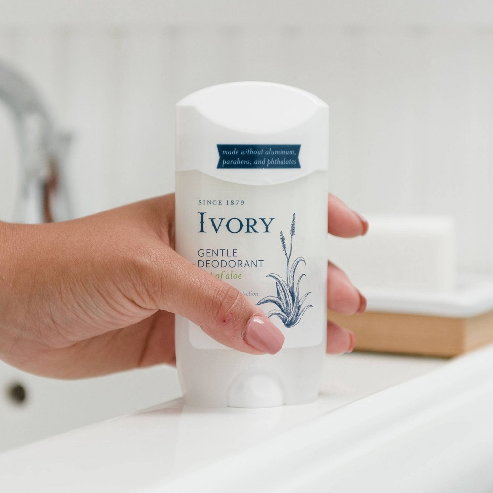 slide 4 of 7, Ivory Gentle Aluminum Free Deodorant Hint of Aloe, 2.4 oz