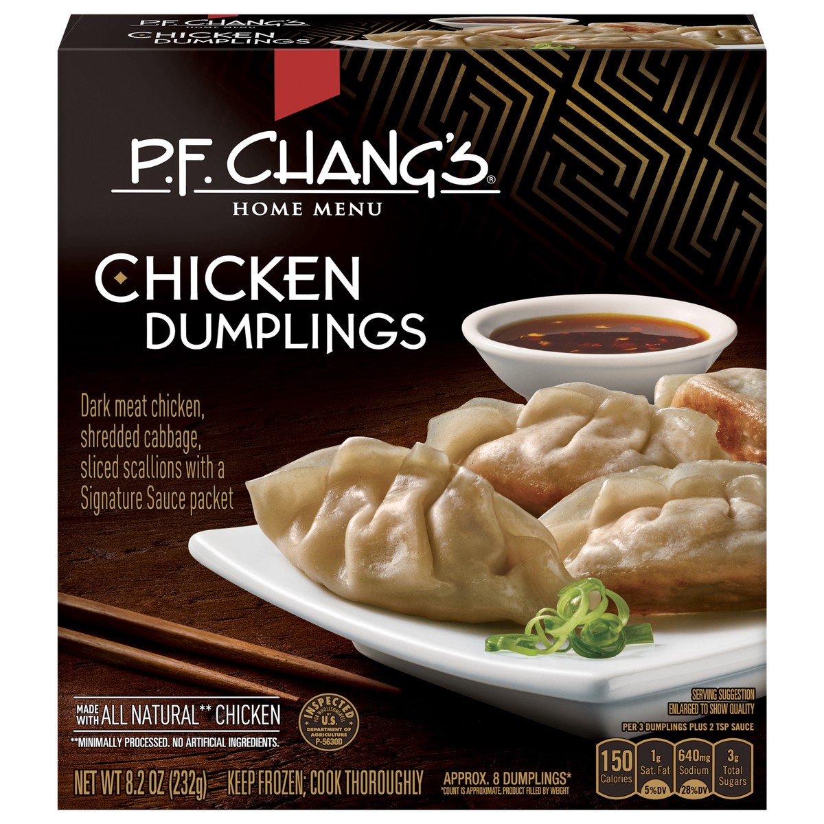 slide 1 of 5, P.F. Chang's Home Menu Chicken Dumplings 8.2 oz, 8.2 oz