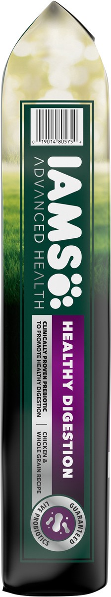 slide 3 of 9, IAMS ADVANCED HEALTH Healthy Digestion Adult Dry Dog Food with Real Chicken, 13.5 lb. Bag, 13.5 lb