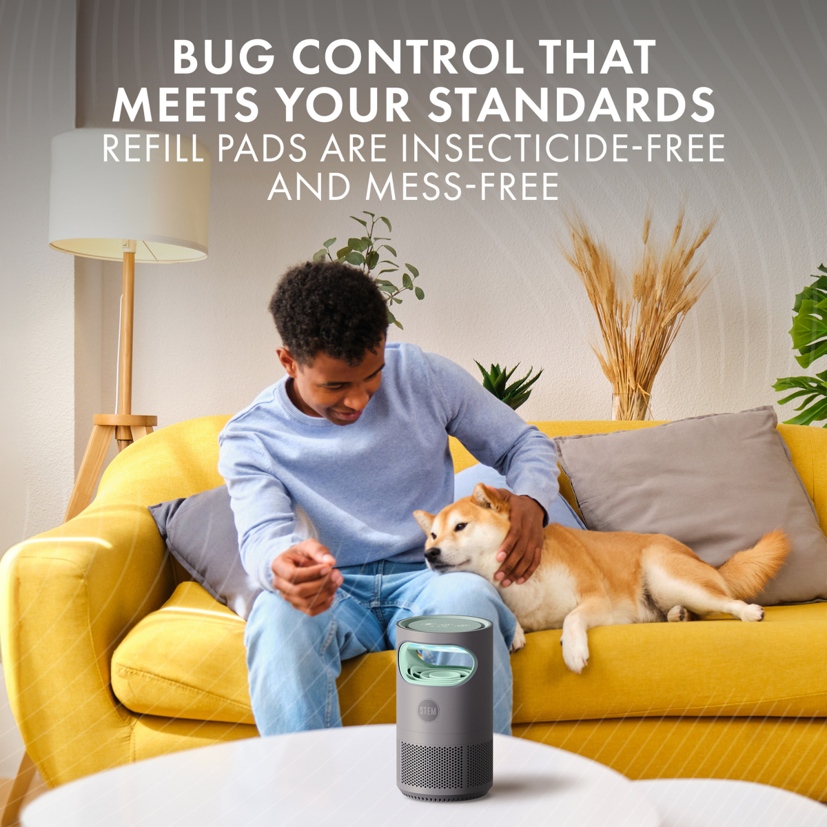 slide 12 of 29, STEM Glue Trap Rell Pads for STEM Flying Insect Fan Trap Device, 5 Count, 5 ct