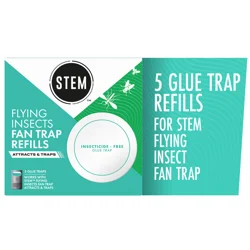 STEM Glue Trap Rell Pads for STEM Flying Insect Fan Trap Device, 5 Count