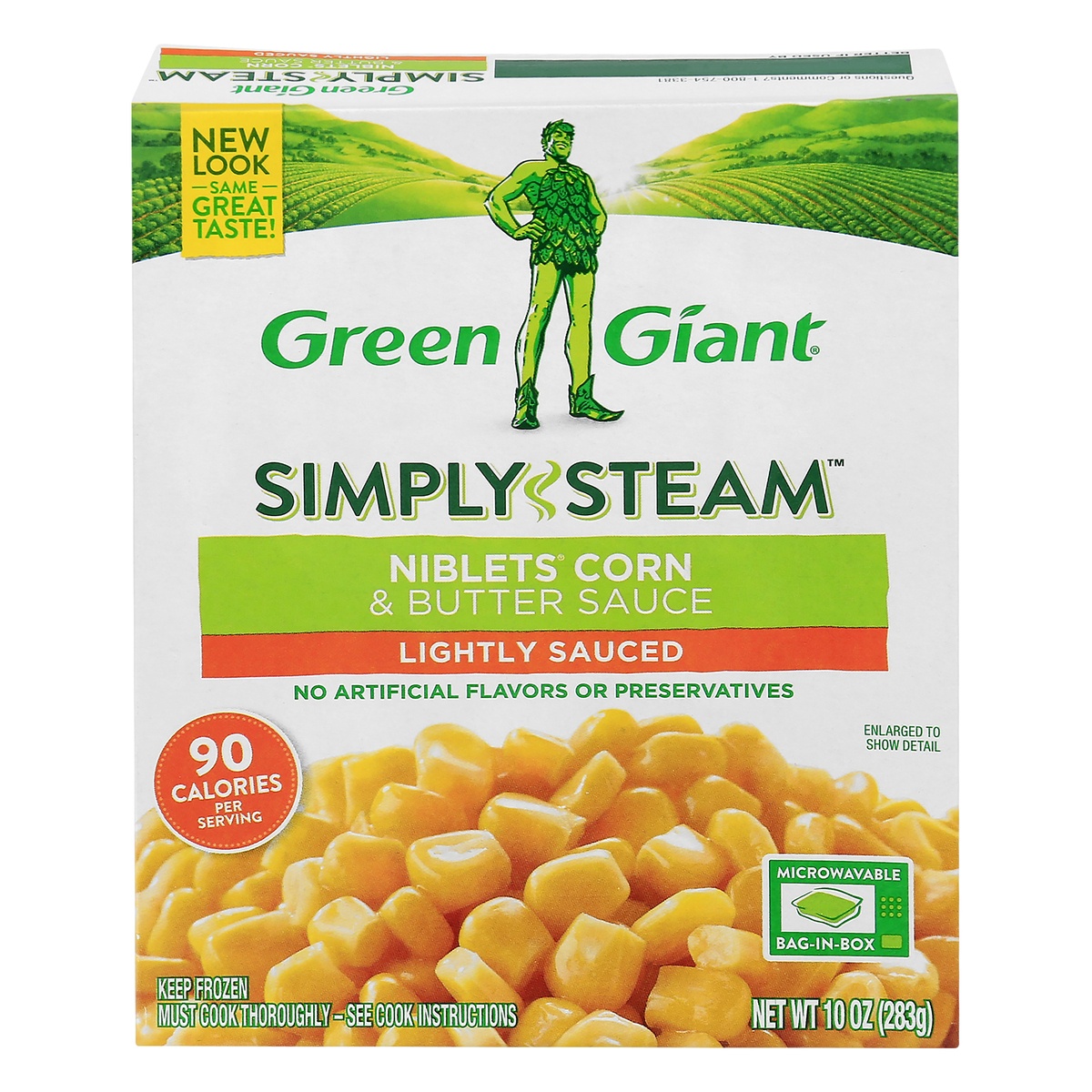 slide 1 of 8, Green Giant Steamers Niblets Corn Butter Sauce, 10 oz