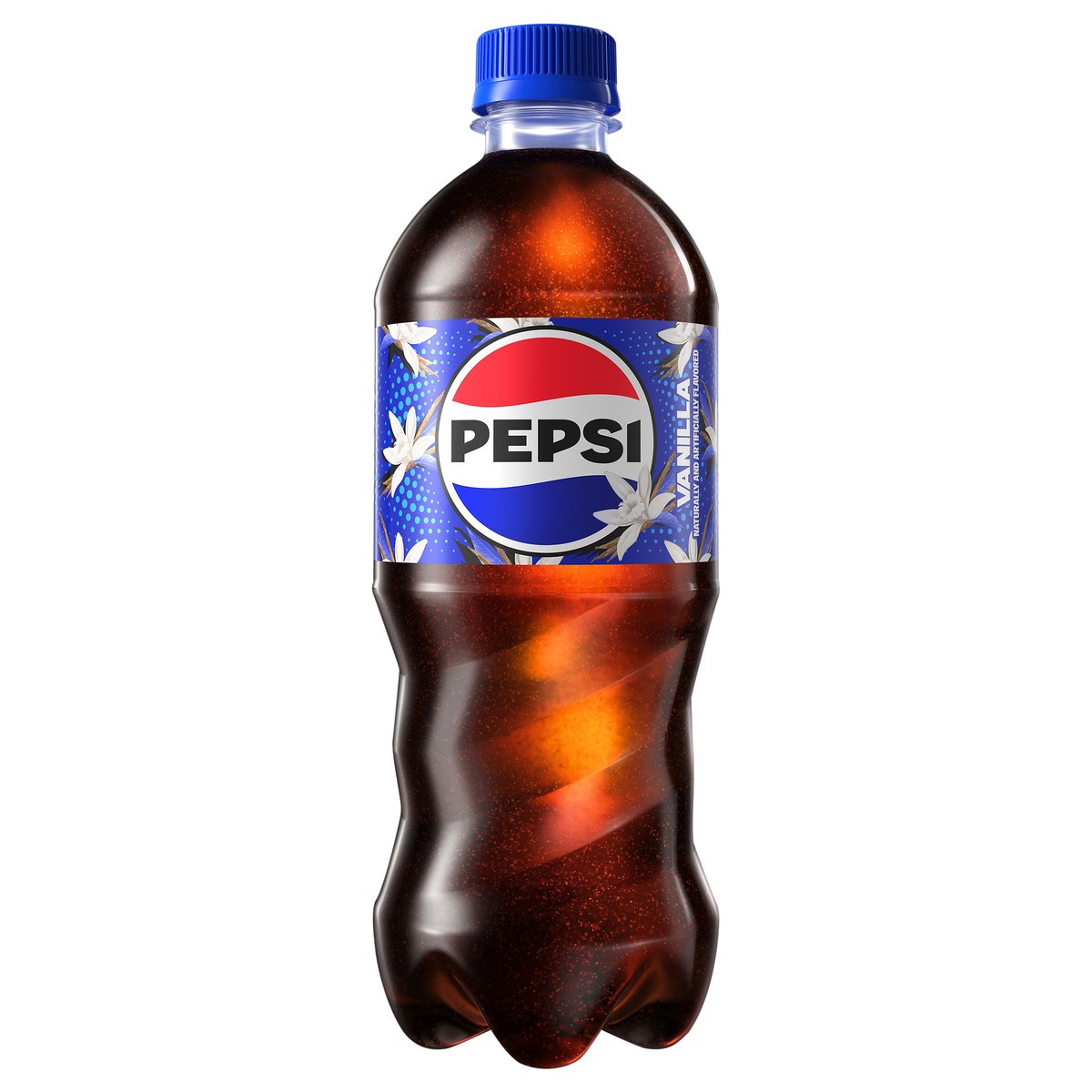 slide 4 of 9, Pepsi Soda Vanilla Naturally And Artificially Flavored - 20 fl oz, 20 fl oz