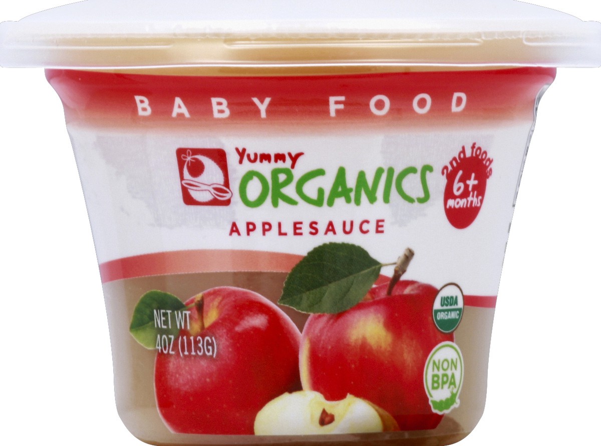 slide 2 of 3, Yummy Organics Baby Food 4 oz, 4 oz