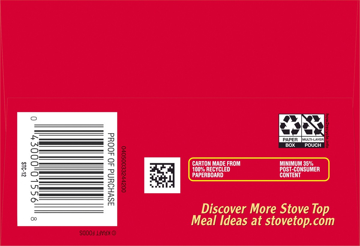 slide 4 of 9, Kraft Stove Top Stuffing Mix Chicken Twin Pack, 12 oz