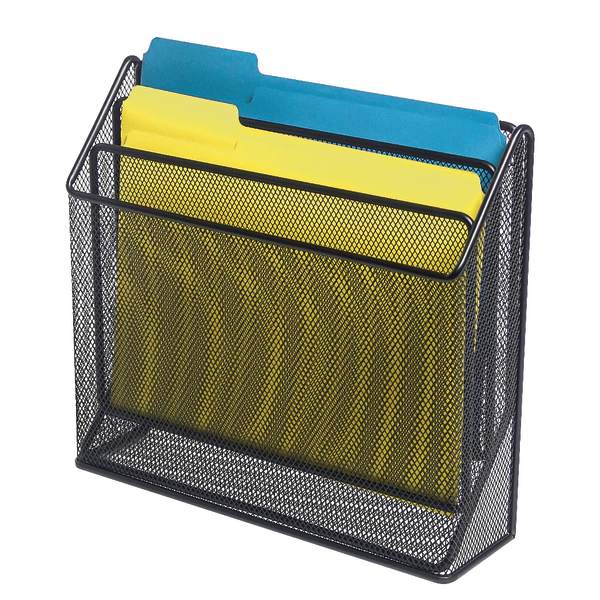 slide 1 of 1, Brenton Studio Black Mesh 3-Tier Organizer, 1 ct