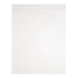 TUL Custom Note-Taking System Discbound Refill Pages, Narrow Ruled, Letter Size, White