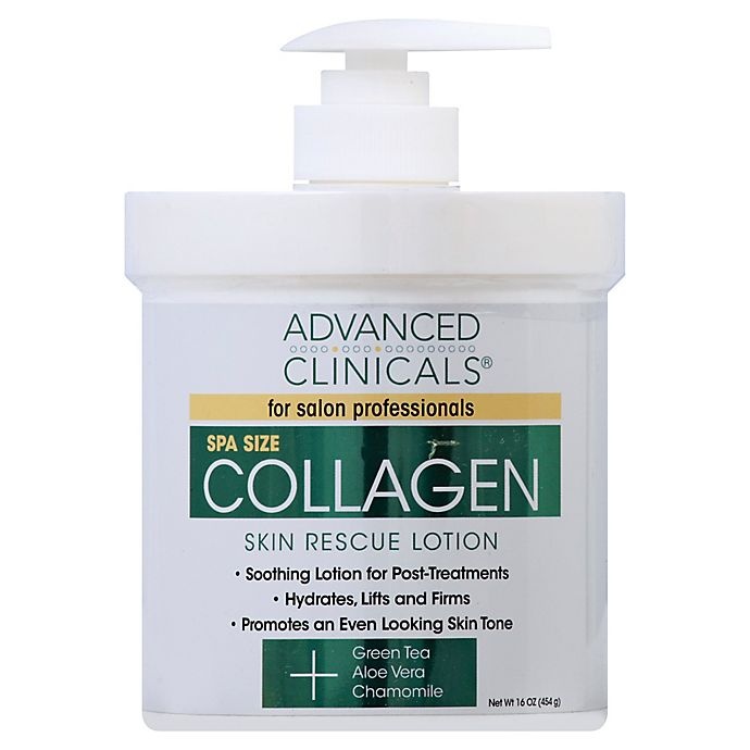 slide 2 of 4, Advanced Clinicals Collagen Skin Rescue Lotion, 16 oz