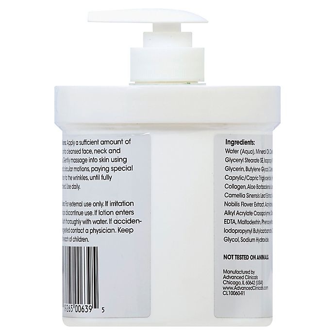 slide 4 of 4, Advanced Clinicals Collagen Skin Rescue Lotion, 16 oz