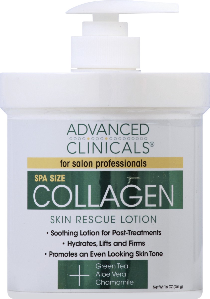 slide 7 of 9, Advanced Clinicals Skin Rescue Lotion 16 oz, 16 oz