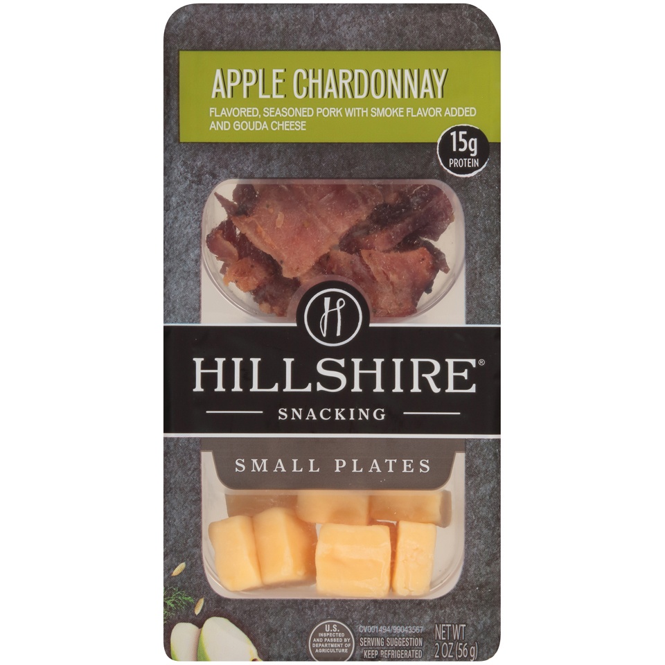 Hillshire Snacking Small Plates, Apple Chardonnay Pork With Gouda Cheese 2.76 oz Shipt