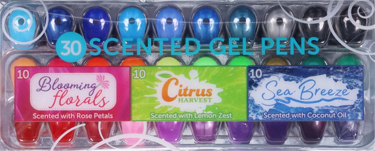 slide 5 of 11, Scribble Stuff Assorted Scented Gel Pens, 30 ct