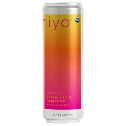 Hiyo Organic Passion Fruit Tangerine Social Tonic 12 fl oz