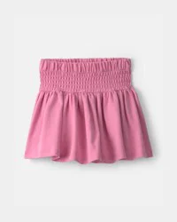 Carters Girls French Terry Smocked Skort - Pink Pink 12