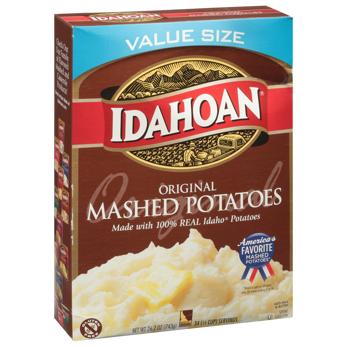 slide 6 of 9, Idahoan Original Mashed Potatoes Value Size 26.2 oz, 26.2 oz
