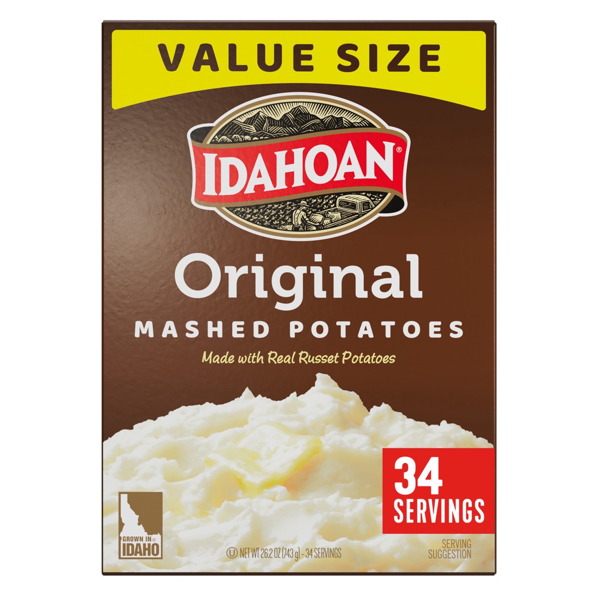 slide 1 of 9, Idahoan Original Mashed Potatoes, 26.2 oz