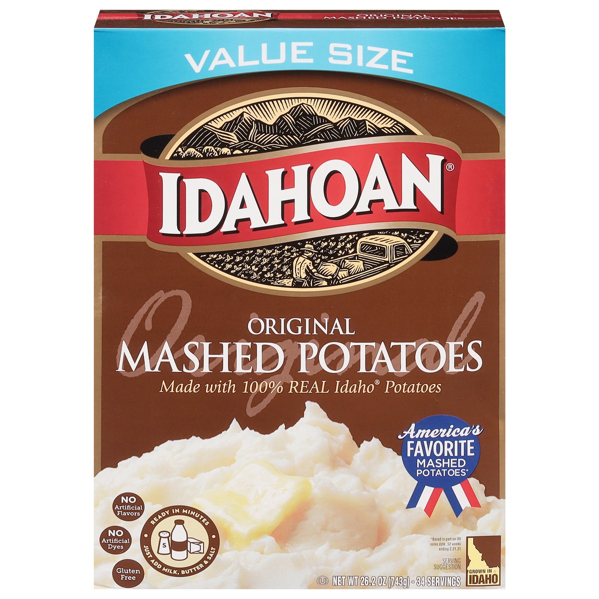 slide 1 of 9, Idahoan Original Mashed Potatoes Value Size 26.2 oz, 26.2 oz