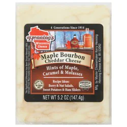 Henning's Maple Bourbon Cheddar Cheddar Cheese 5.2 oz