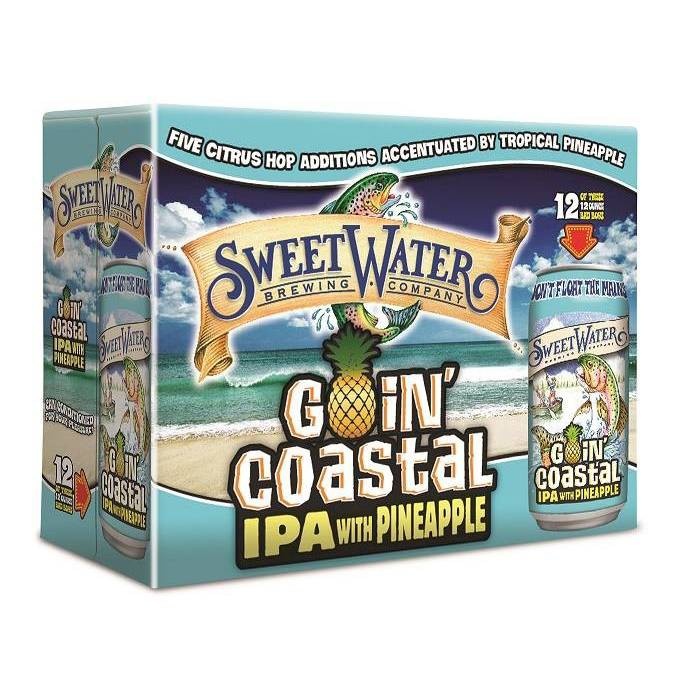 slide 1 of 1, SweetWater Brewing Company Going Coastal IPA, 12 ct; 12 fl oz