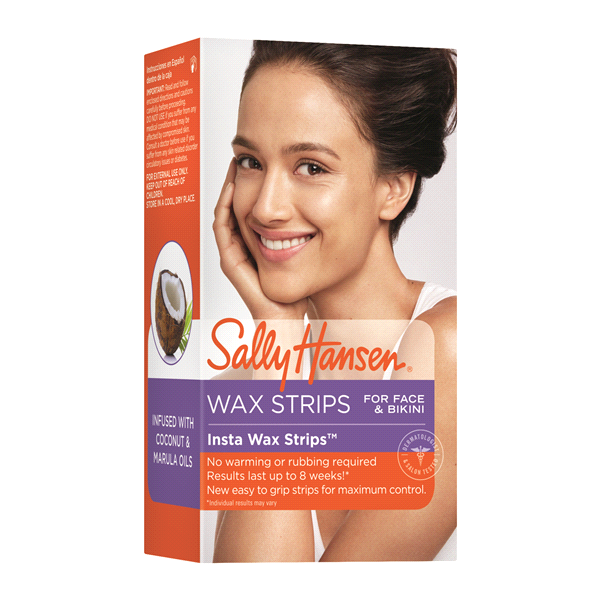 slide 1 of 1, Sally Hansen Insta Wax Strips for Face & Bikini, 24 ct