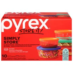 Pyrex Simply Store Glass Storage 10 ea