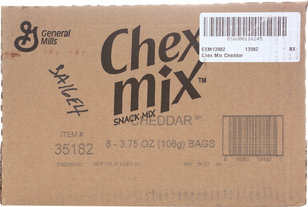 slide 1 of 1, Chex Mix Cheddar Snack Mix, 3.75 oz