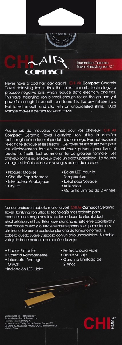 slide 2 of 10, CHI Iron 1 ea, 1 ct