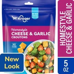 Kroger Homestyle Cheese & Garlic Croutons