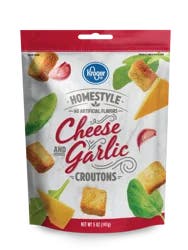 Kroger Homestyle Cheese & Garlic Croutons