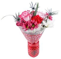Masonette Flower Arrangement with Vase