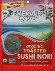 Emerald Cove Sushi Nori Toasted Org