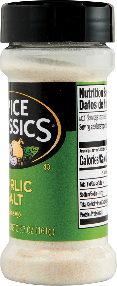 slide 2 of 9, Spice Classics Garlic Salt, 5.7 oz, 5.7 oz