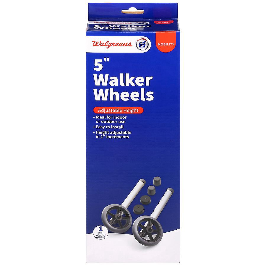 slide 2 of 2, Walgreens Walker Wheels 5 Inch, 2 ct