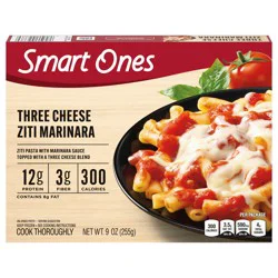 Smart Ones Three Cheese Ziti Marinara Frozen Meal, 9 oz Box