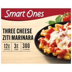 Smart Ones Three Cheese Ziti Marinara Frozen Meal, 9 oz Box