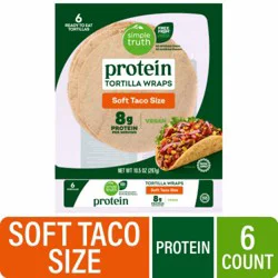 Simple Truth® Protein Soft Taco Size Tortilla Wraps
