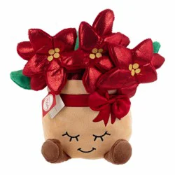 Destination Holiday Poinsettia Christmas Plush