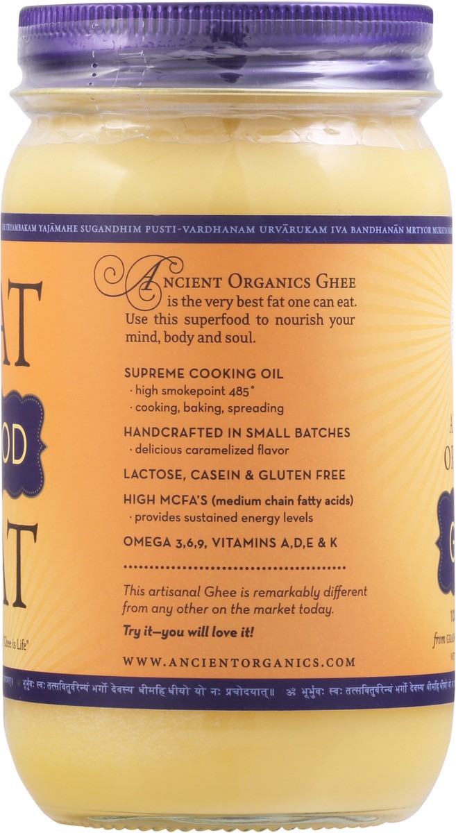 slide 12 of 13, Ancient Organics Ghee Artisan Org, 16 fl oz