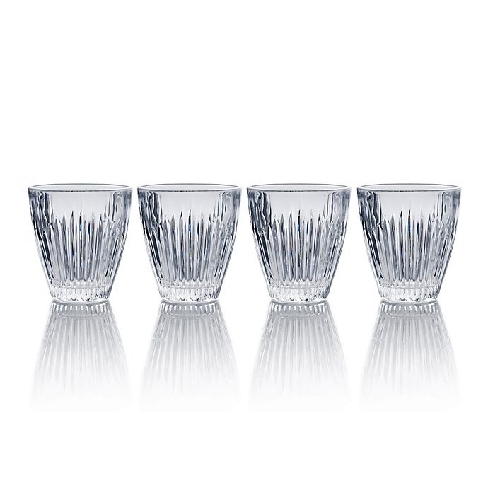 slide 1 of 1, Mikasa Parkside Double Old Fashioned Glasses, 4 ct