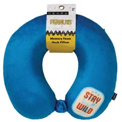 Peanuts Memory Foam Travel Neck Pillow