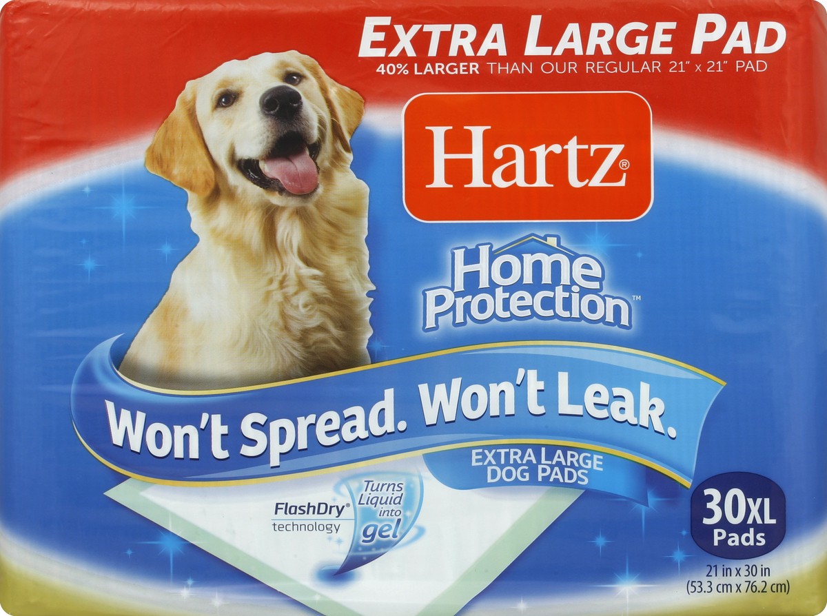 slide 4 of 4, Hartz Dog Pads, Extra Large, 30 ct
