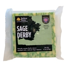 slide 1 of 1, Belton Farm Sage Derby Cheese, 0.79 oz