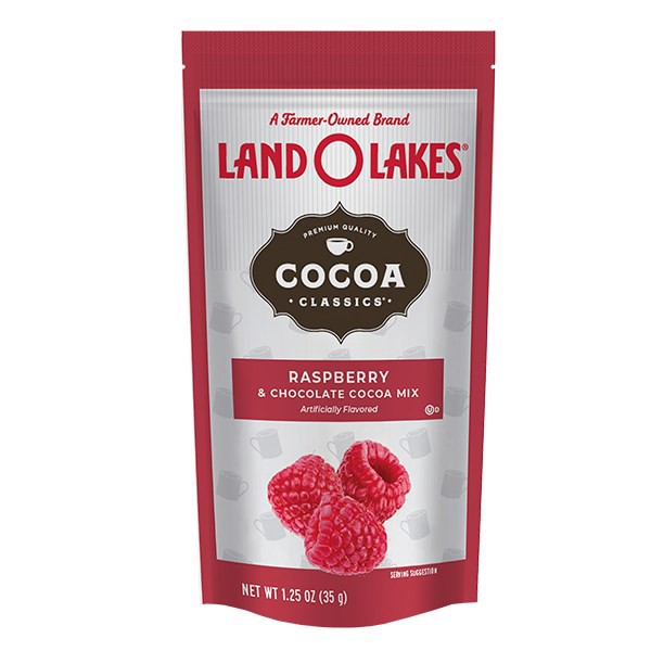 slide 1 of 1, Land O'Lakes Cocoa Classic Chocolate Raspberry - 1.25 oz, 1.25 oz