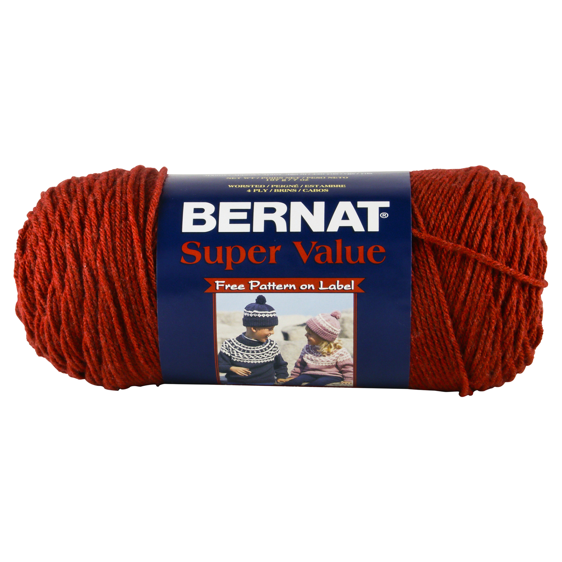 Bernat Super Value Yarn - Redwood Heather 1 ct