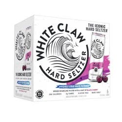 White Claw 6 Pack Spiked Black Cherry Hard Seltzer 6 ea